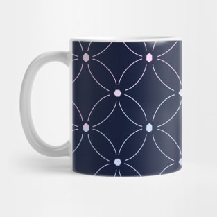 Moroccan Circles Rainbow Holographic Mug